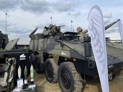 Rheinmetall Unveils Brimstone Missile Equipped Boxer Vehicle