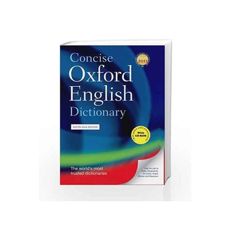 Concise Oxford English Dictionary With Cd By Oxford Dictionaries Buy