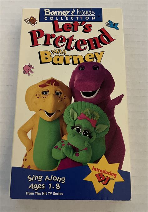 Barney Lets Pretend With Barney Vhs 1994 Ebay Images And Photos Finder