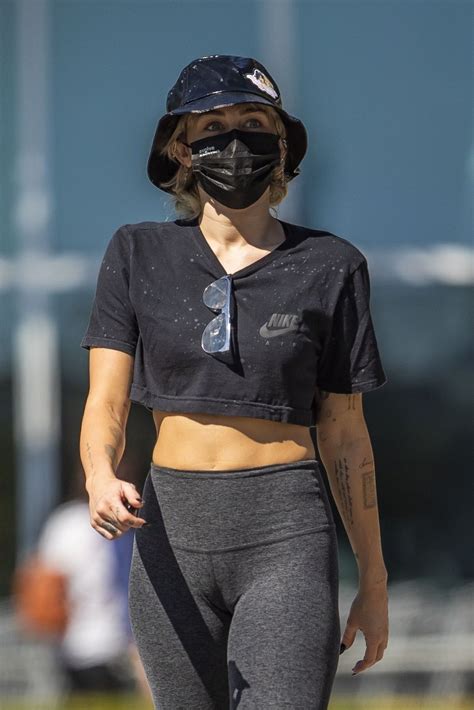 Miley Cyrus Cameltoe While Leaving Erewhon Market In Calabasas