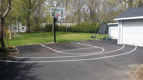 How To Paint Basketball Court Lines On Concrete Painting