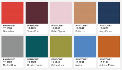 Pantone 2017 Cool Color Palette Flyboy Naturals Inc