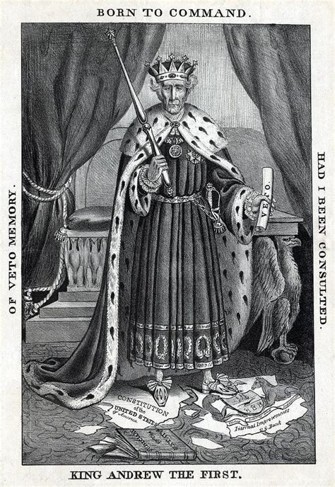 King Andrew The First Cartoon Depicts Photograph By Everett Fine Art