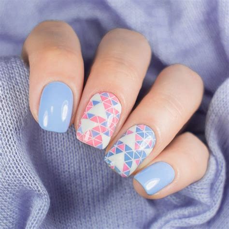 20 Incredible Pink And Blue Nails Pantone 2016 Round Up Nail Art