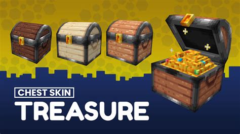 Treasure Chest Skins By Cubecraft Games Minecraft Marketplace