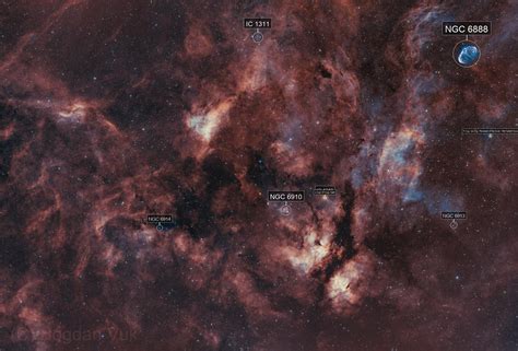Ic1318 Butterfly Nebula Sadr Region In Hoo Bogdan Vuk Astrobin