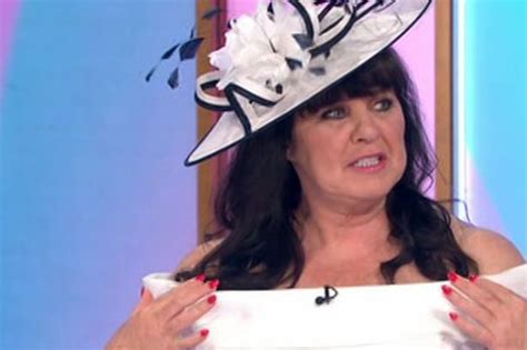 loose women s coleen nolan dazzles in wedding outfit as she shows it off live on air mirror online