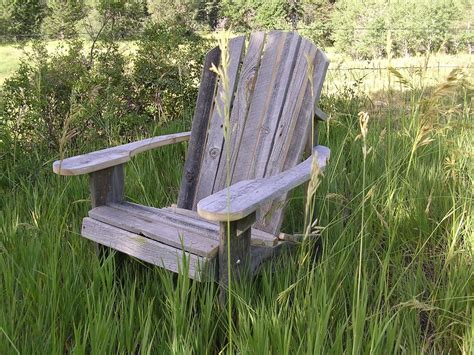 Hand Made Adirondack Chair Rustic Barn Wood Furniture By Garden
