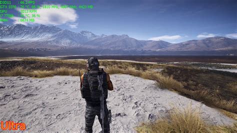 Ghost Recon Wildlands Low And Ultra Framerate Test I7 7700k Msi Gtx