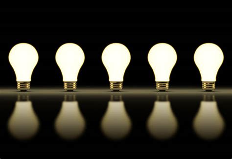 Royalty Free Light Bulbs In A Row Pictures Images And Stock Photos