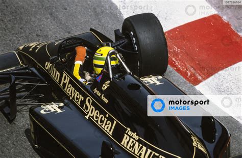 Ayrton Senna Lotus 98t Renault Monaco Gp Motorsport Images