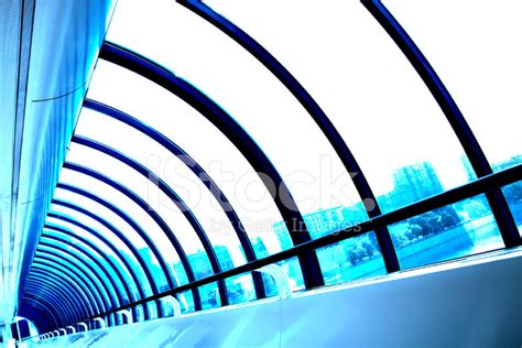 Glass Corridor In Office Stock Photo Royalty Free Freeimages