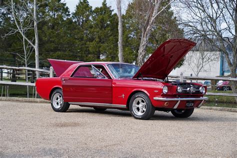 1966 Ford Mustang 289 Coupe Auto Candy Apple Red Muscle Car