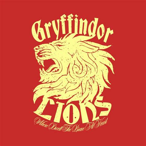 Gryffindor Lions By 126pixels Harry Potter Tshirt Harry Potter