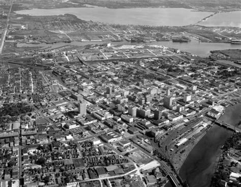 Florida Memory Aerial View Showing A Section Of Tampa Hillsborough