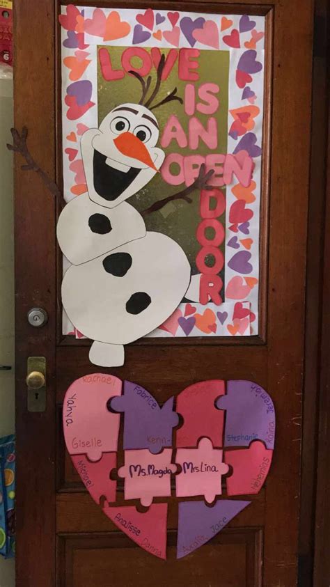 💕 February Door 2017 Valentine Door Decorations School Doors Door