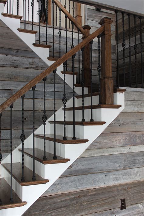 Barn Wood Steps Rustic Staircase Staircase Design Rustic Stairs