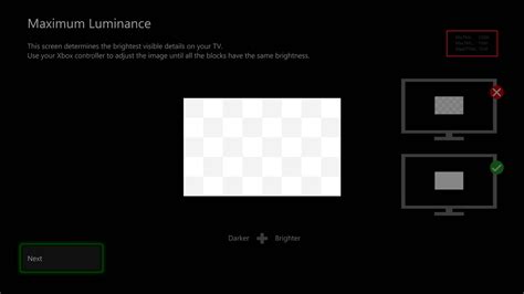 Xbox Hdr System Calibration Settings