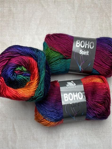 Cygnet Boho Spirit Acrylic Wool Knitting Crochet Yarn 5 Balls X100g Dk