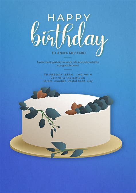 10+ Birthday flyer template free psd | Template Business PSD, Excel, Word, PDF