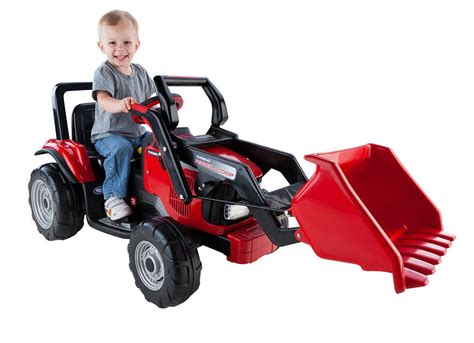 Kids Ride On Toy Tractor Power Scoop Battery Operated 12 V Front Load