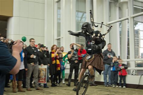 Darth Vader In A Kilt Playing The Bagpipes On A Unicycle Flickr