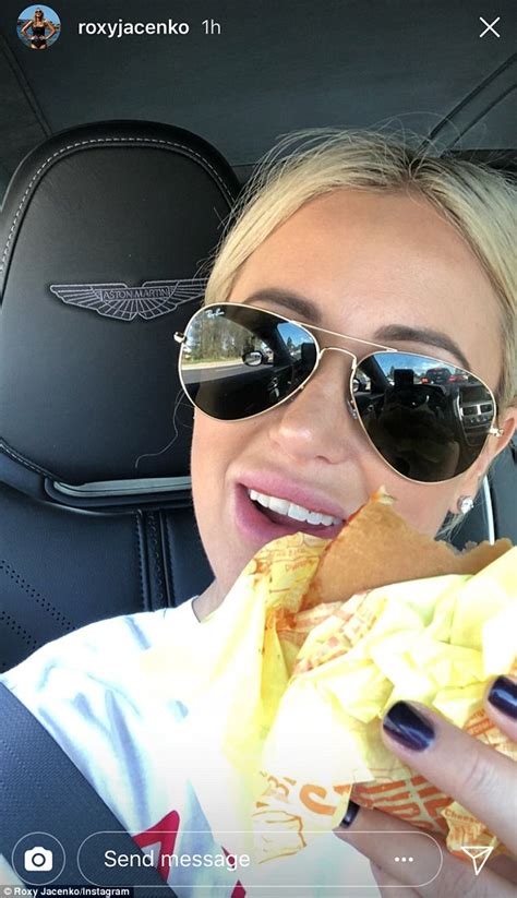 Roxy Jacenko Indulges In A Cheeseburger In An Instagram Snap Daily