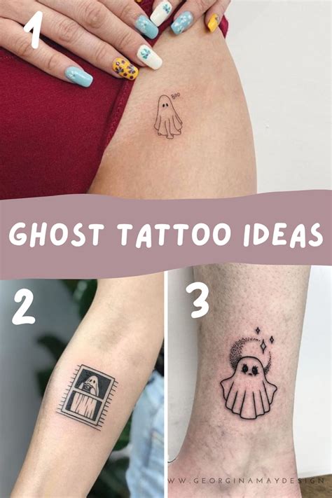 27 Ghost Tattoo Ideas Cute Spooky Designs Tattoo Glee