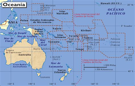 Learn Oceania Nations And Its Capitals