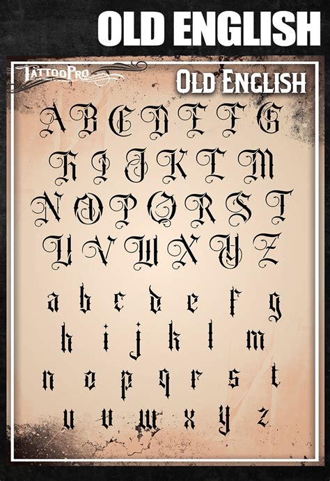 Tattoo 999 Old English Font Old English Letters Tattoo Lettering