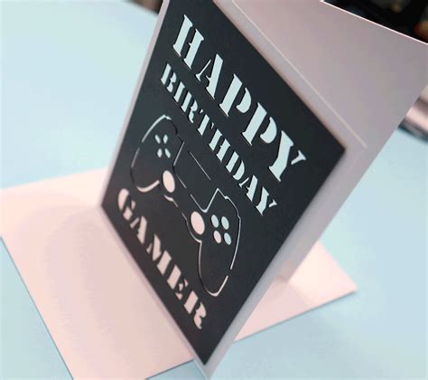 Happy Birthday Greeting Card For Gamers Birthday For Him For Etsy
