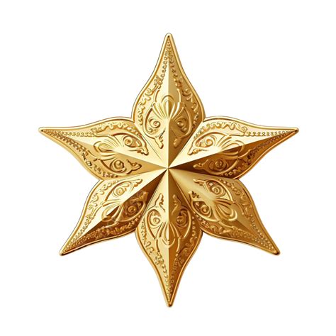 Golden Star Background Decoration Cutout Gold Golden Star Png