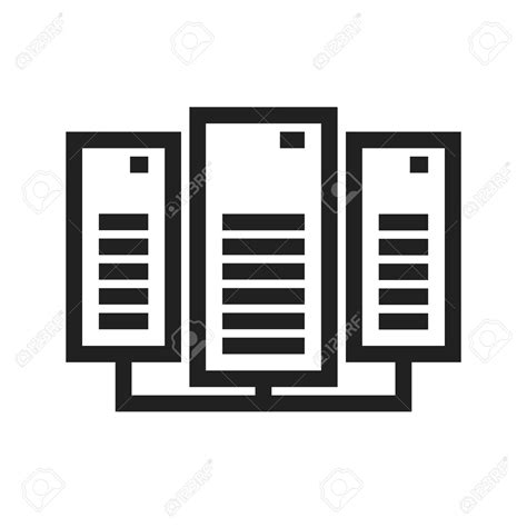 Server Icon Vector 299633 Free Icons Library