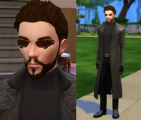 Adam Jensen Deus Ex In Ts4 By Esmeralda At Mod The Sims Sims 4 Updates