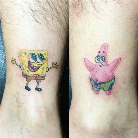 Image Result For Spongebob And Patrick Tattoos Spongebob Tattoo