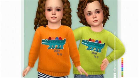 Cozy Winter Sweater 07 By Lillka At Tsr Lana Cc Finds