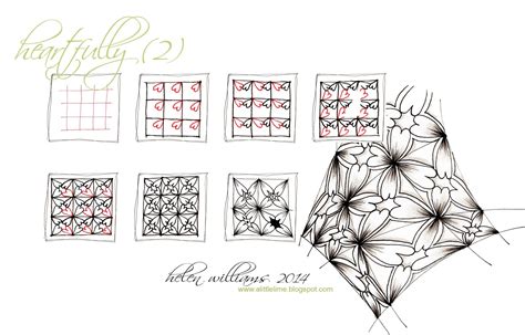 Sign up to get new tangle posting notices delivered free to your inbox by email in these easy steps heartfully2 | Tangle patterns, Zentangle patterns, Tangle pattern