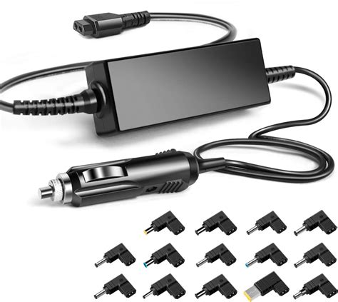 kfd universal dc 12v 24v laptop car charger vehicle adapter for hp pavilion compaq