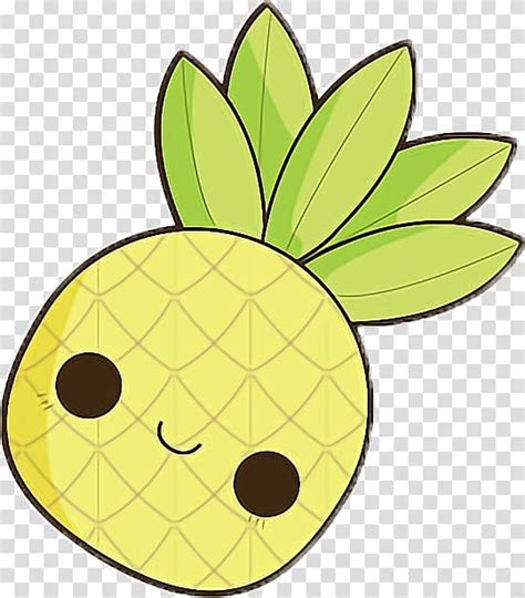 Free Download Pineapple Drawing Kawaii Tropical Fruit Pineapple