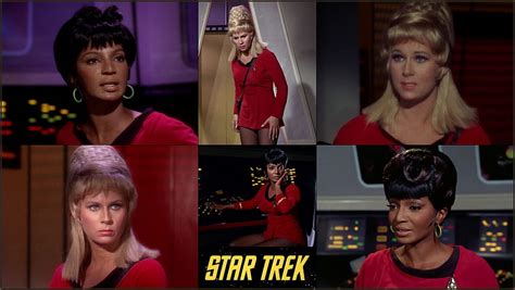 1366x768px 720p Free Download Original Star Trek Series Cast Nichelle Nichols Majel Barrett