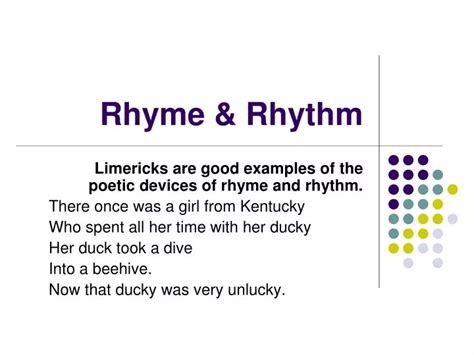 Ppt Rhyme And Rhythm Powerpoint Presentation Free Download Id2241949