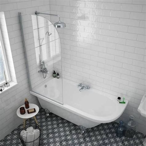 In larger bathrooms where you would like a more generous sized shower area in comparison then these very small baths are also ideal additions as they free up extra space. narrow free standing bath | Bathroom design small ...