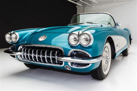 1958 Chevrolet Corvette Rare Regal Turquoise