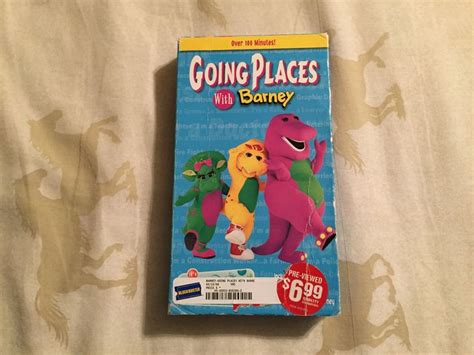 Going Places With Barney 2002 Vhs Kid Movies Barney And Friends Barney