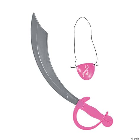 Pink Ribbon Pirate Swords With Eye Patch Oriental Trading