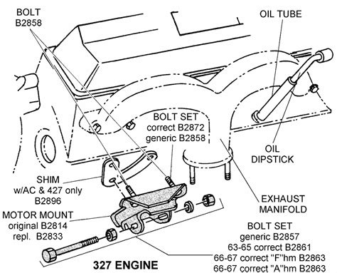 327 Engine Diagram View Chicago Corvette Supply