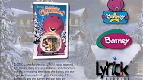 Barneys Night Before Christmas 1999 Vhs And Dvd Preview Youtube