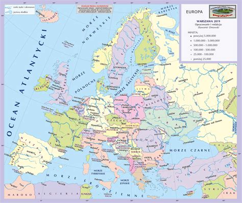 Mapa Konturowa Europy Z Nazwami Państw Margaret Wiegel