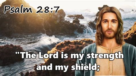 Psalm 28 7 The Lord Is My Strength And My Shield My Heart Trusts In