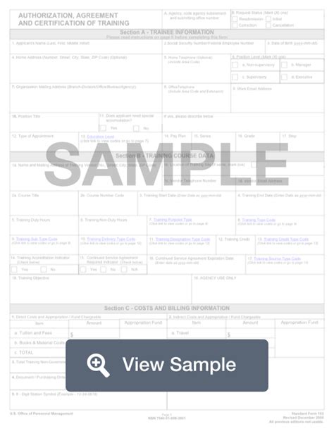 Standard Form 182 Create And Download Pdf Formswift